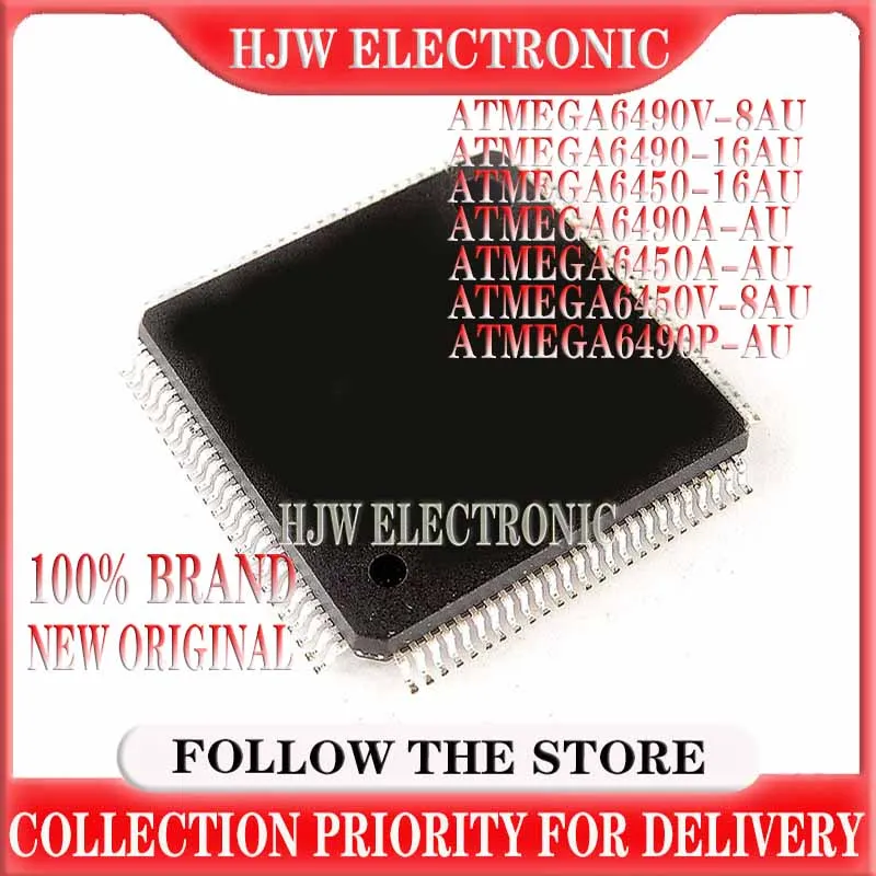 

ATMEGA6450A-AU ATMEGA6450-16AU ATMEGA6450V-8AU ATMEGA6490-16AU ATMEGA6490A-AU ATMEGA6490P-AU ATMEGA6490V-8AU ATMEGA IC MCU Chip