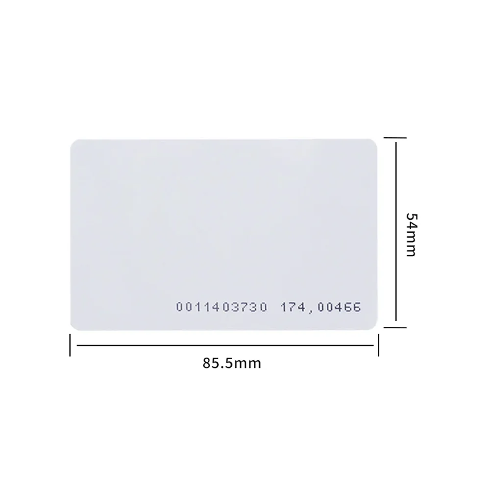 Imagem -02 - Tag Rfid de Proximidade Inteligente para Controle de Acesso Cartões Cartões 125khz Em4100 Tk4100 100 Pcs