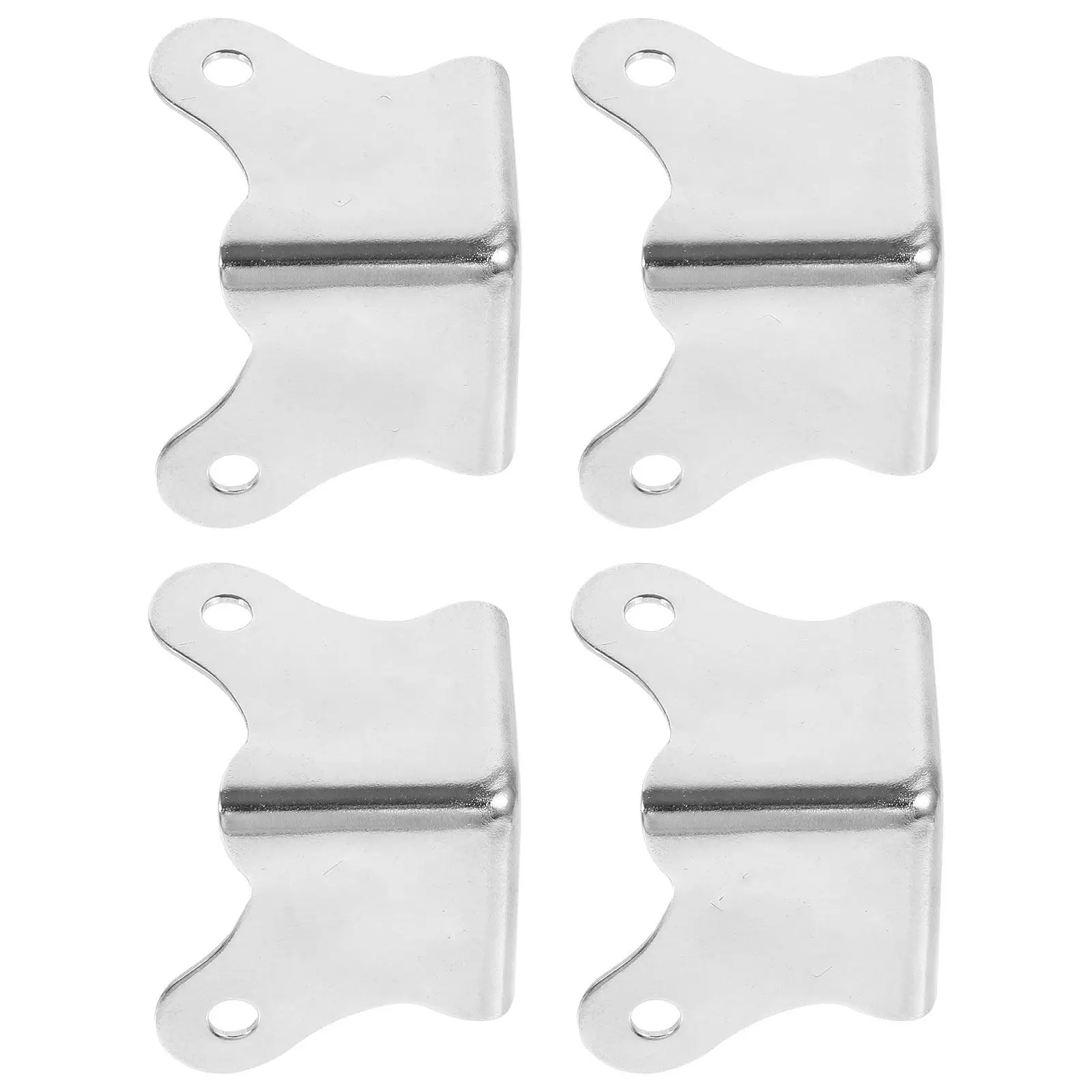 4Pcs High Quality Stainless Steel Corner Protectors Box Safety Guards Modern Decorative Metal Edge Protectors for Cabinets Stage