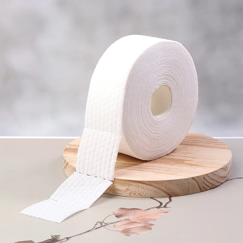1000Pcs/Roll Thin Nail Remover Cotton Disposable Lint-Free Soak Wipe Cotton Gel Polish Remove Nail Art Cleaning Pad view 5