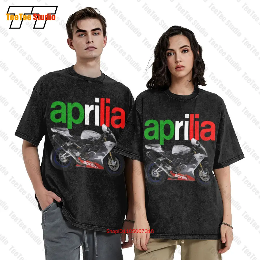 Aprilla Rsv 1000R Motorrad Fahrrad Logo 01 Top Vintage Unisex T-Shirt MZDR