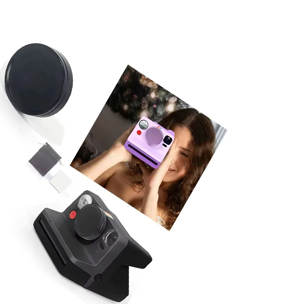 

Aluminum Alloy Lens Cap for Polaroid NOW 2/3/ NOW + 2/3 Camera Accessories Purple Blue Black