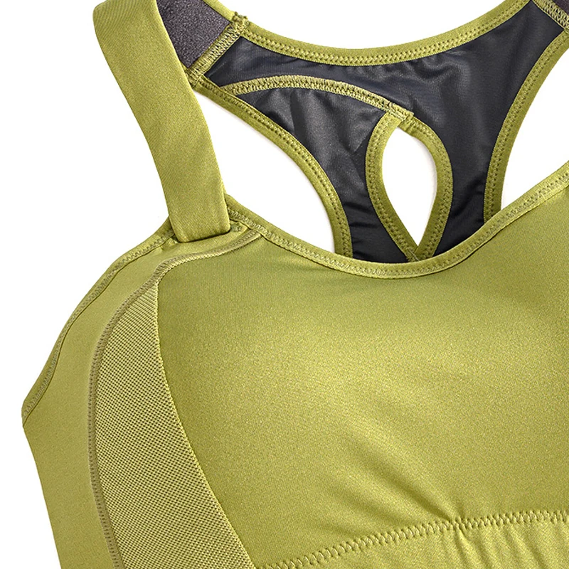 Women\'s High Impact Full Coverage Wire Free Lightly Padded Sports Bra 34 36 38 40 42 44 46 B C D E F G