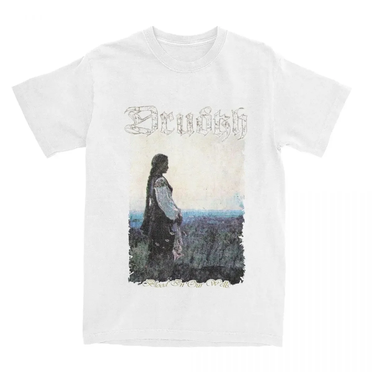 Drudkh Black Metal Band T-Shirt Men Women 100% Cotton Plus Size O-Neck Oversized Casual Streetwear Vintage Harajuku Unisex Tees