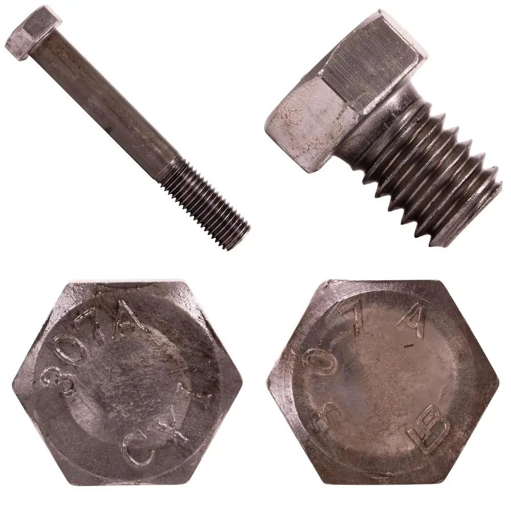 

Hex Bolts 3/4-10 x 5-1/2 Grade A 25 Pack Plain Finish - Heavy Duty Construction Fasteners