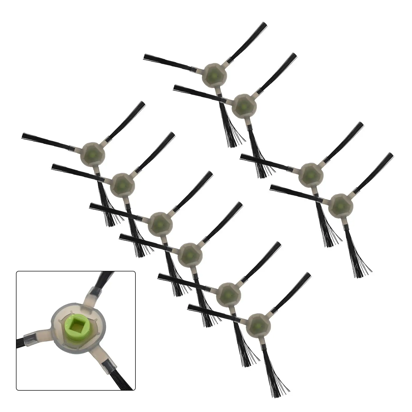 

For LEFANT M310 Replacement Brush Robot Vacuum Cleaner Home Cleaning As The Picture Shows 10 Pieces Included ABS Material