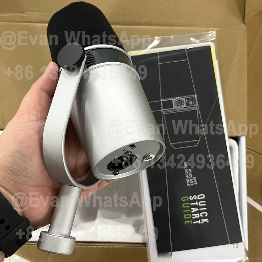 Microphone mv7 usb podcast microphone for podcasting conference room desktop usb mic sound card desktop notebook computer