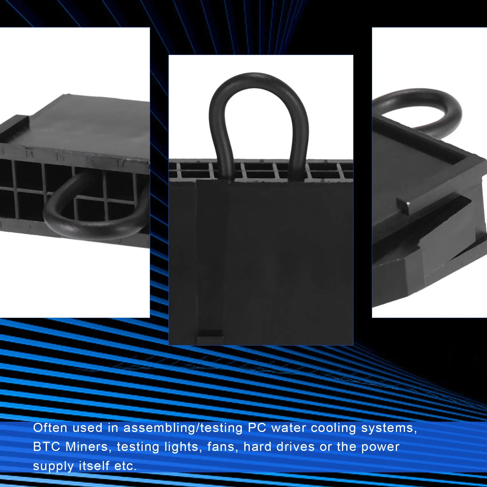 HOT 4-Pin ATX Voeding Jumper Bridge Tool PSU Teststarter Zonder aangesloten op het moederbord