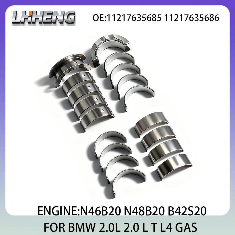 

Engine Main & Rod Bearings Kit FOR BMW 120 220 230 320 420 530 630 X1 X2 X3 X4 Z4 MINI 2.0L 2.0 L T 13-25 N46 N48 11217635685
