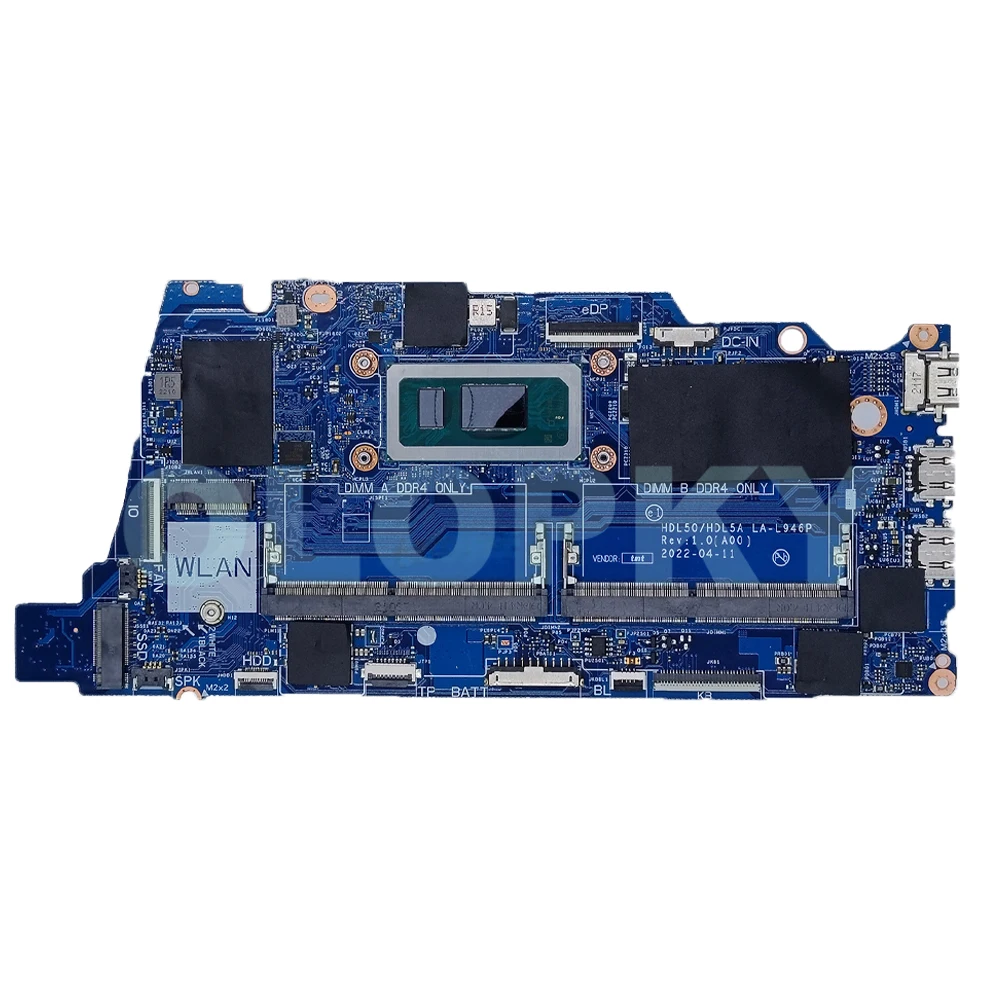 اللوحة الأم LA-L946P مع وحدة المعالجة المركزية i3-1215U i5-1235U لأجهزة الكمبيوتر المحمول Dell Vostro 3420 Inspiron 15 3520 اللوحة الأم DDR4 100% اختبار