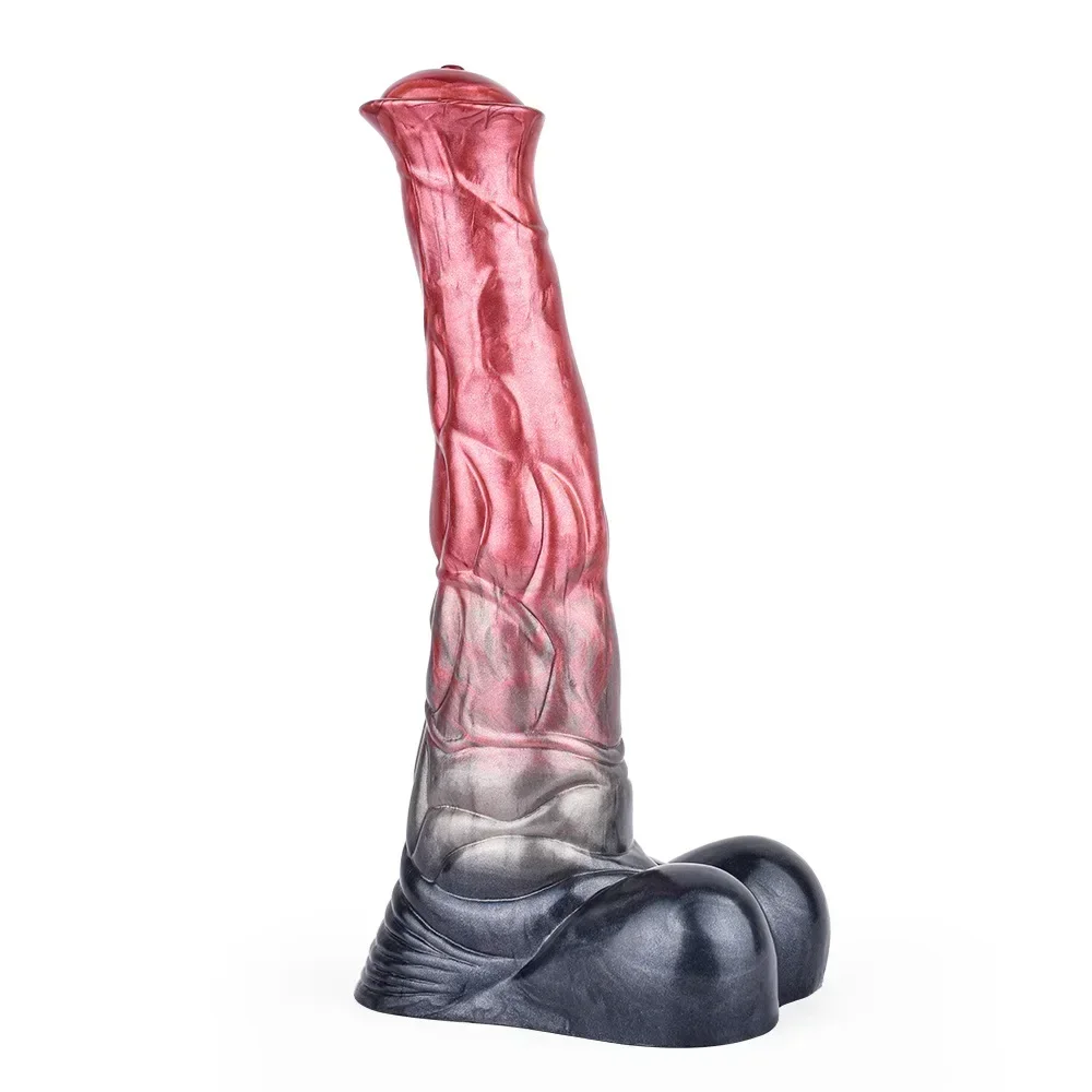 A Variety of Liquid Silicone Equine Animal Dildo Large Animal Penis Sex Masturbator Adult Massage 1