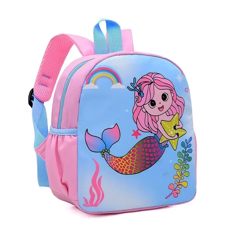 Children\'s backpack kindergarten animal cartoon dinosaur nylon backpack boys and girls elementary school kawaii bag