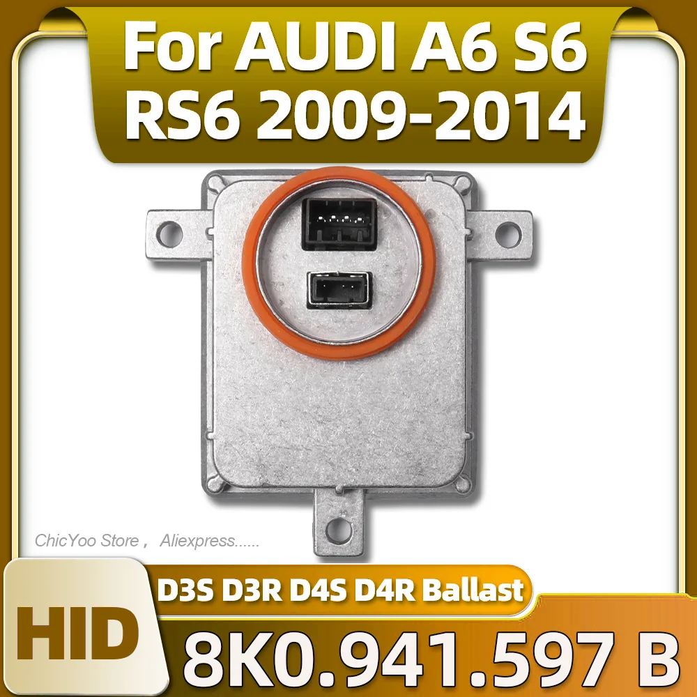 

8K0.941.597 B Xenon Headlight D3S D4S HID Ballast Unit Module 10036060024 For AUDI A6 S6 RS6 2009 2010 2011 2012 2013 2014