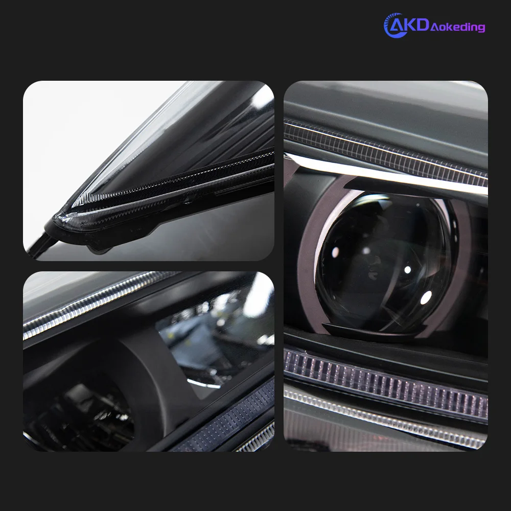 

Car Styling Headlights for Ford Focus LED Headlight 2015-2018 Head Lamp DRL Signal Projector Lens Automotive Accessories