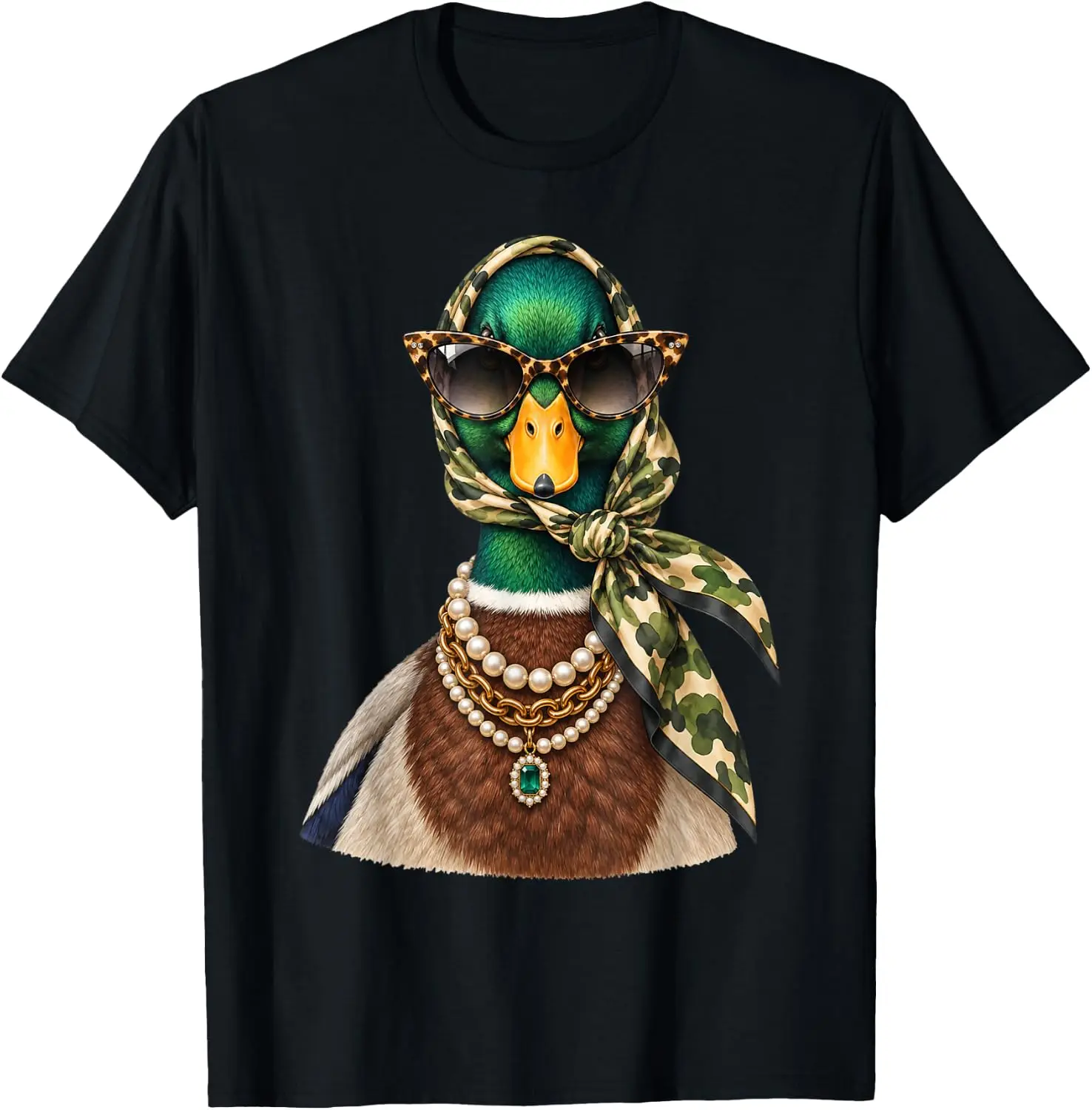 Animal T-Shirt Breathable, heavyweight pure cotton short-sleeve top—stylish, plus-size, and suitable for year-round wear with a sporty, casual vibe