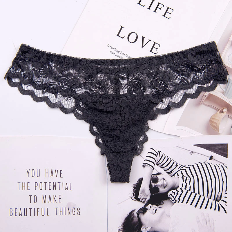 Sexy Ladies Cotton Mesh Transparent Panties Thongs String lingerie Fashion Low-Rise Women Underwear Seamless Briefs 1pcs 87169