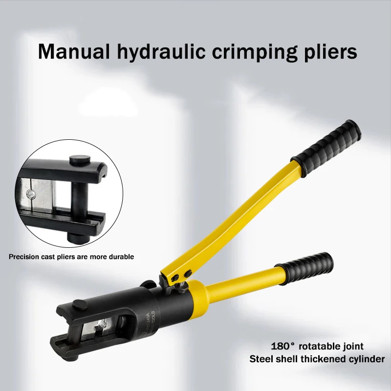 Manual Hydraulic Crimping Pliers cable Copper aluminum terminal Pressing pliers Compression Tool Pressure range70/120/240/300