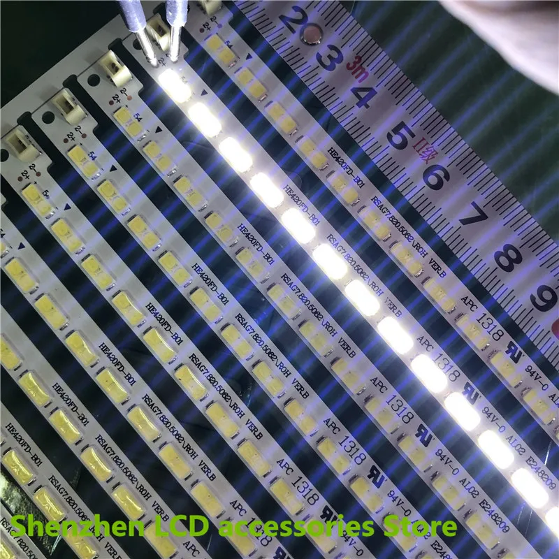 New 54LEDs 500mm LED backlight strip for LED40K360JD RSAG7.820.5057 HE400GF-B31 RSAG7.820.5062 SSY-1125050 100%new