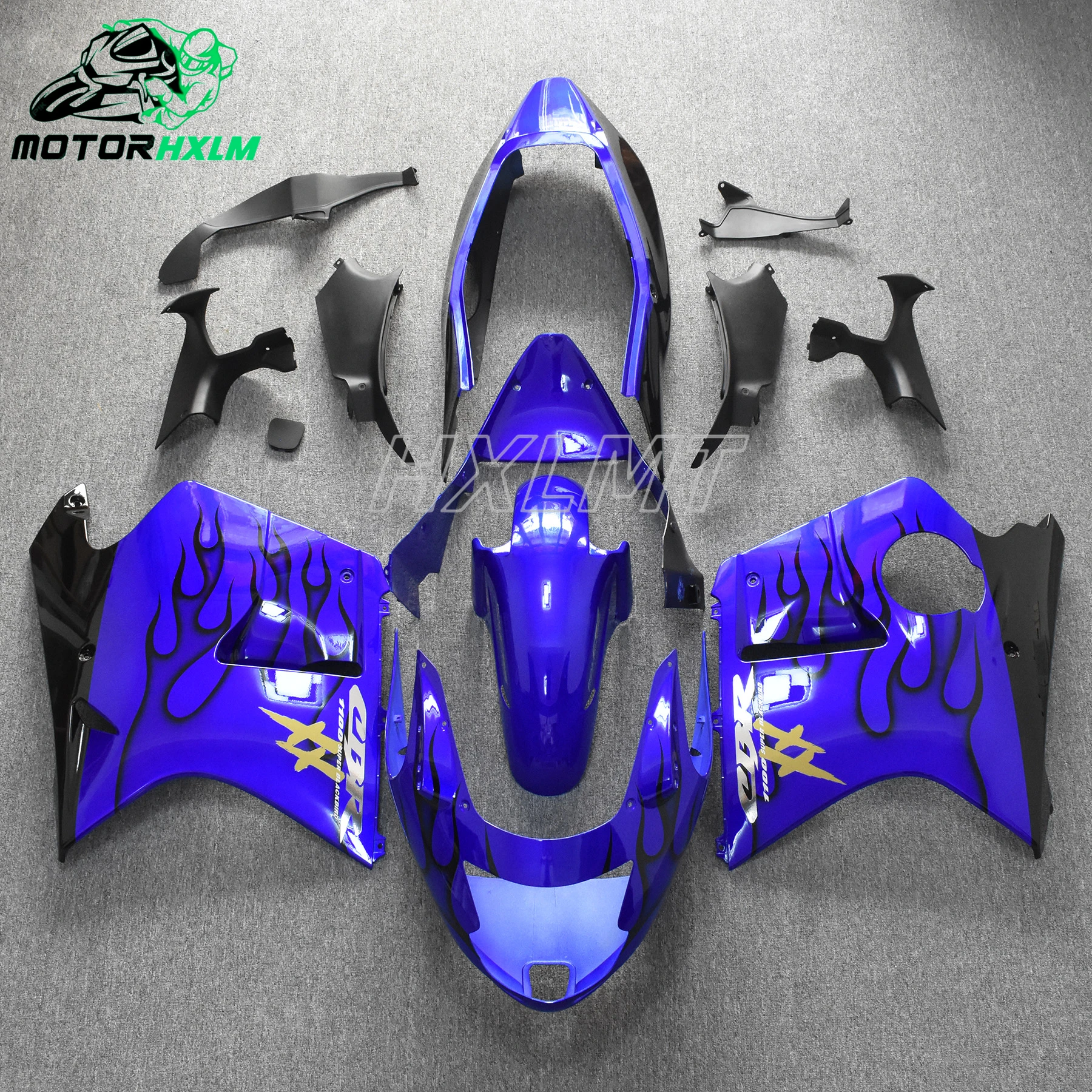 

NEW Motorcycle Fairings for Honda Cbr1100XX CBR 1100 XX 1998 CBR1100 Bodywork 1996 - 2005 BLACKBIRD 1998 full fairing black