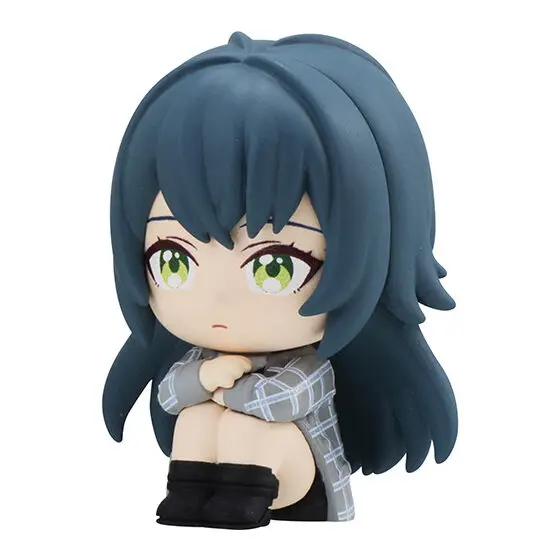 Bandai Genuine Gakuen Idolm@ster Action Figure Shinosawa Kotone Fujita Tsukimura Gashapon Sitting Posture Doll Ornament Original