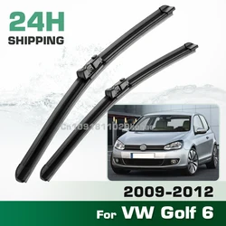 For VW Golf 6 2009-2012 2010 2011 LHD&RHD Front Wiper Blades Windshield Windscreen Window Brush 24