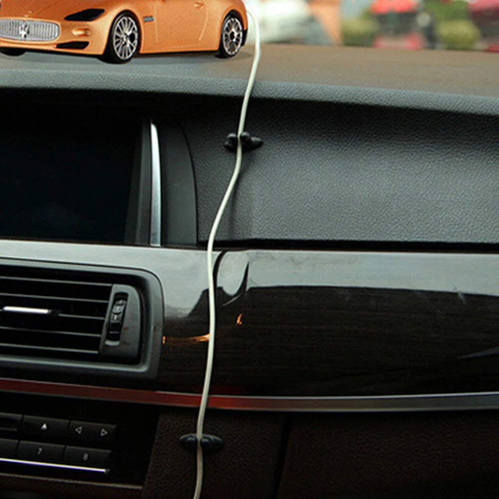 

24 Pcs Cable Clamp Wire Clips Cord Management Holder Electric Ear Bud Earphone Wired Holders for Cables