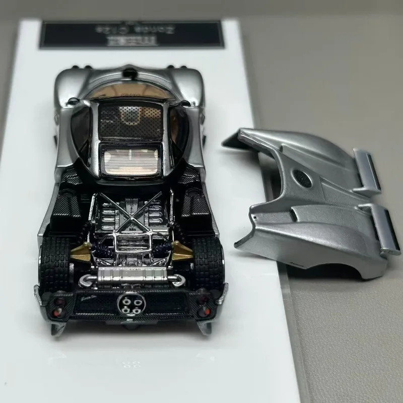 LMF 1:64 パガーニ ゾンダ C12 ダイキャストシミュレーション合金カーモデル、男の子向けのお祭りギフト玩具、大人向けのコレクタブルオーナメント。