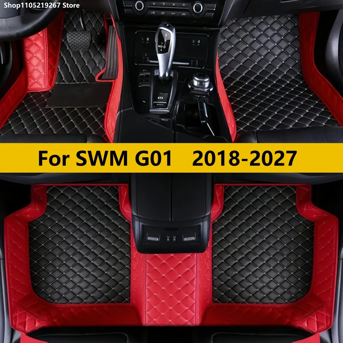 

Car Floor Mats For SWM G01 2018 2019 2020 2021 2022 2023 2024 2025 2026 2027 Auto Front Rear Row Full Set Carpet Pads Foot Mat