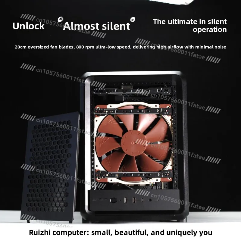 MF400 DIY Silent Game Host Aluminum Alloy Body Can Be Mounted Vertically