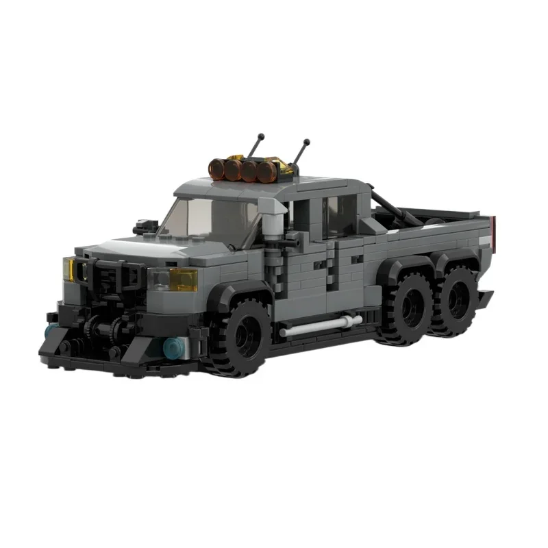 Sportowy samochód wyścigowy Raptor 6x6 Moc klocki do budowy Model cegły różne kolekcje wystawowe zabawki prezent dla chłopca dzieci