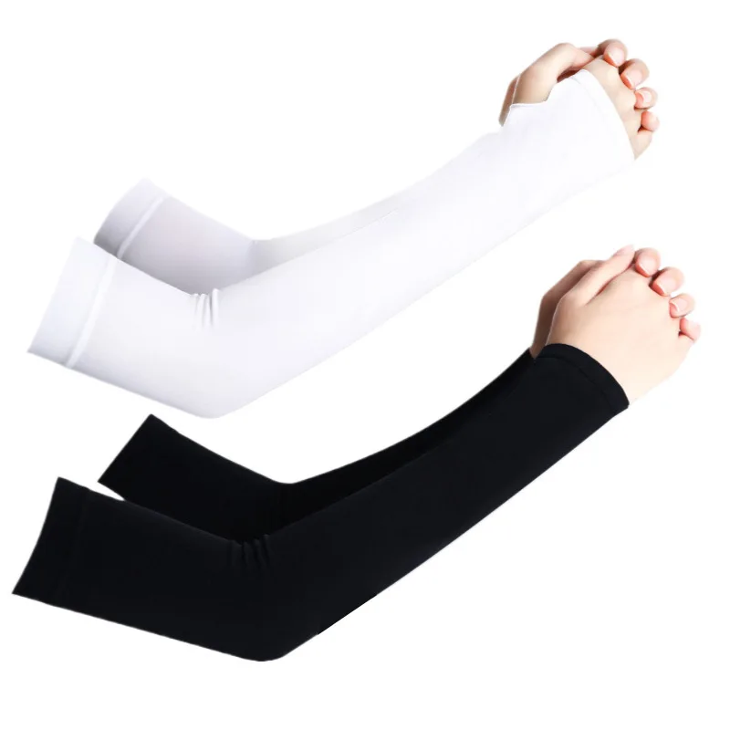 

3Pairs Ice Silk Sun Protection Arm Sleeves Unisex Anti-UV Cooling Sleeve Cover for Riding Driving Fishing Outdoor Sports