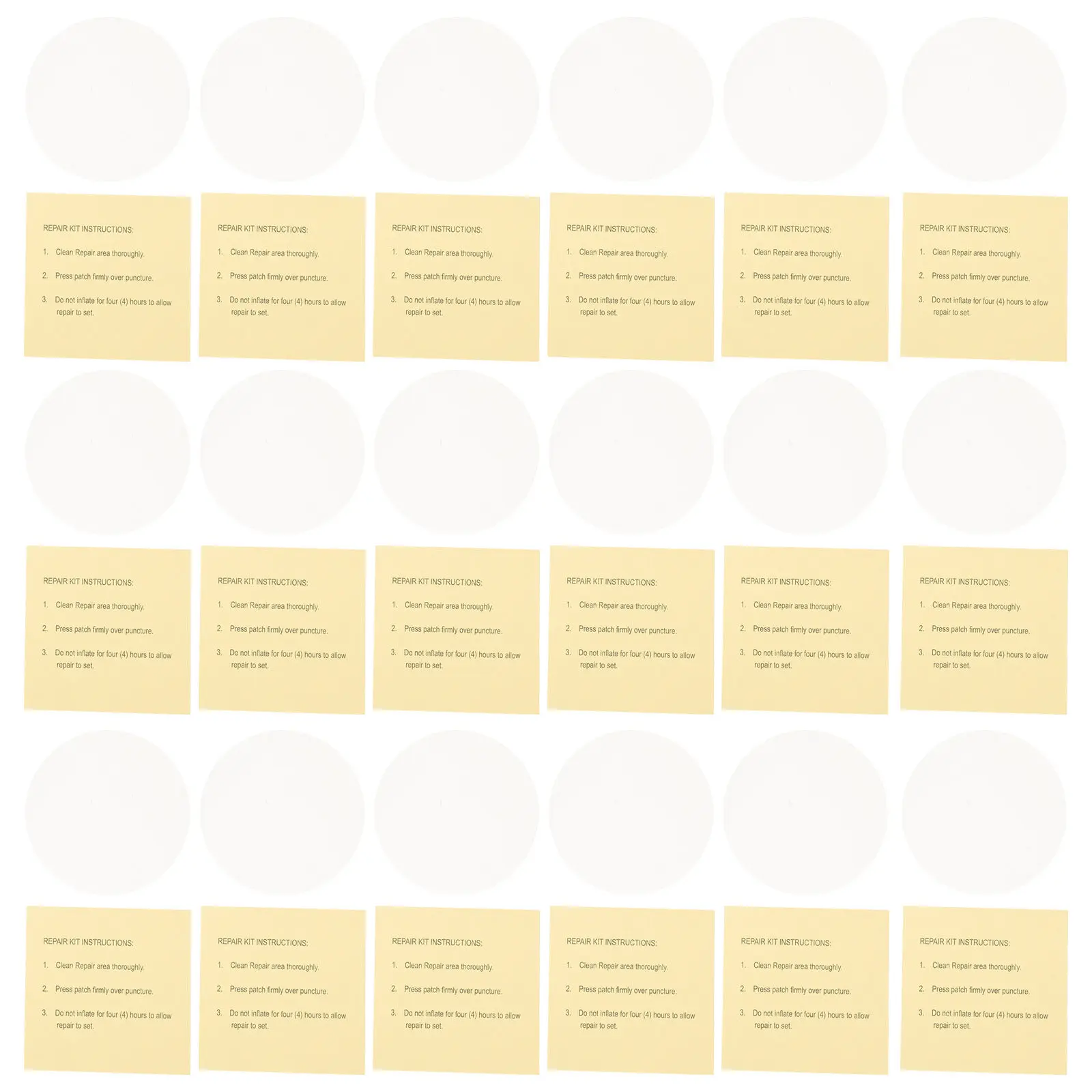 

60 шт. самоклеящихся заплаток для ремонта надувных матрасов: простые в использовании, экономичные, практичные