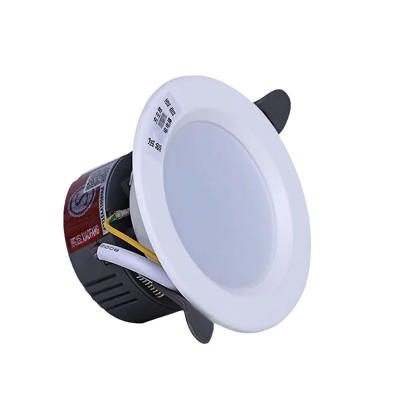 Emergency Lamp Large Emergency Tube Light Recharging Downlight Human Sensor Control Round Indoor Led Lamp Ac200-240v 6 Inches