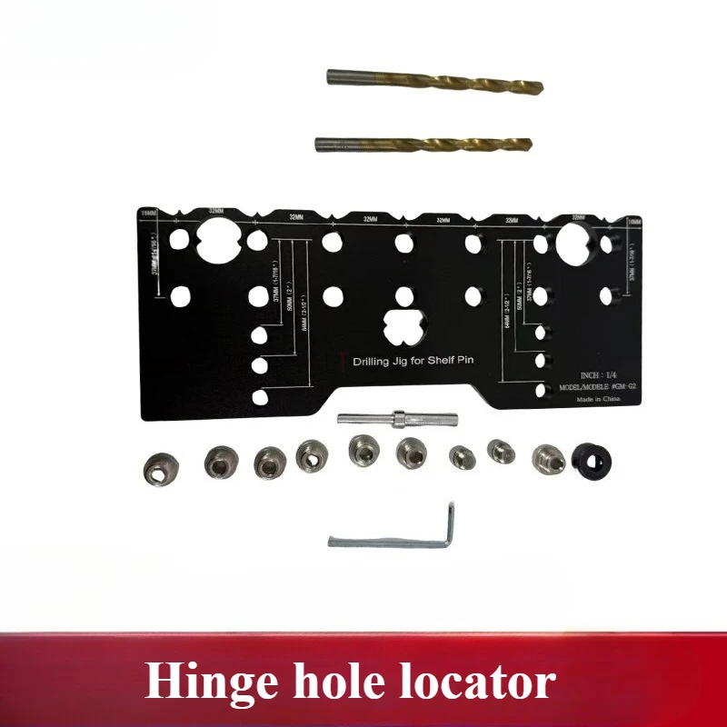 

Приспособление для разметки отверстий под петли, вспомогательный инструмент для установки соединительных штифтов, износостойкий, из алюминиевого сплава, для деревообработки