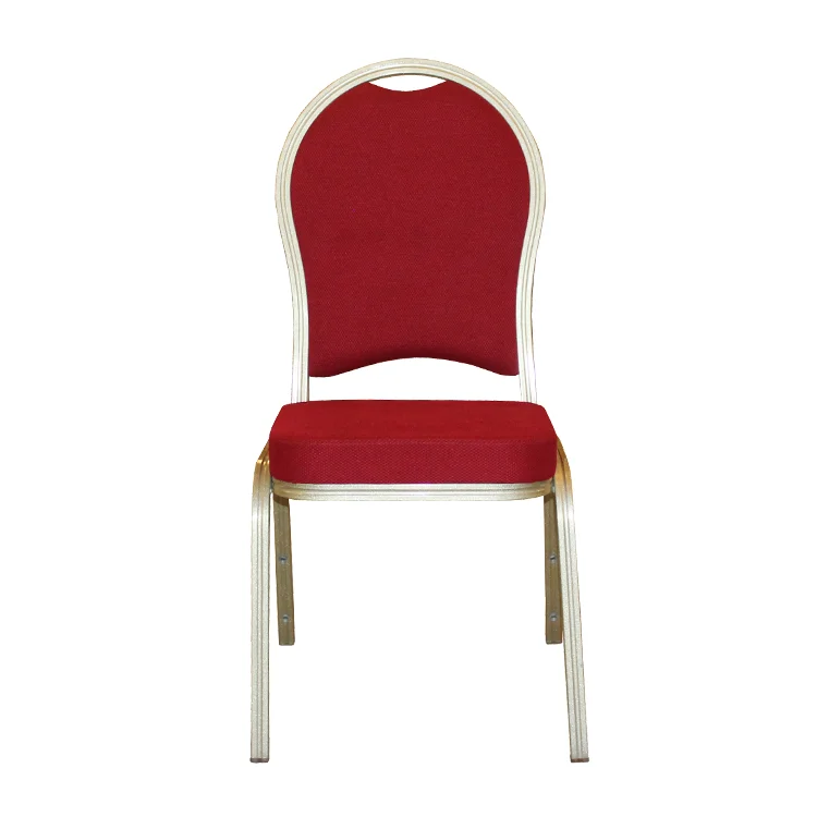Fancy Modern Aluminium Stacking Chair Church Wedding Banquet Chairs