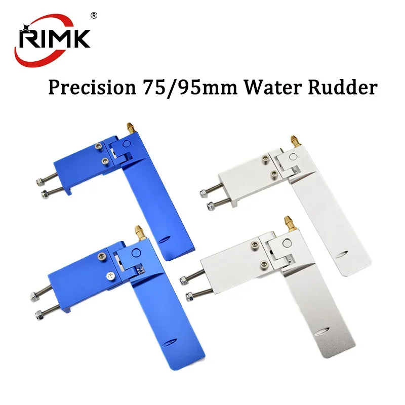 DI YRC Boat High Precision Aluminum Alloy Water Rudder 75mm95mm High Quality Accessory for Brushless Electric Boats Single Piece