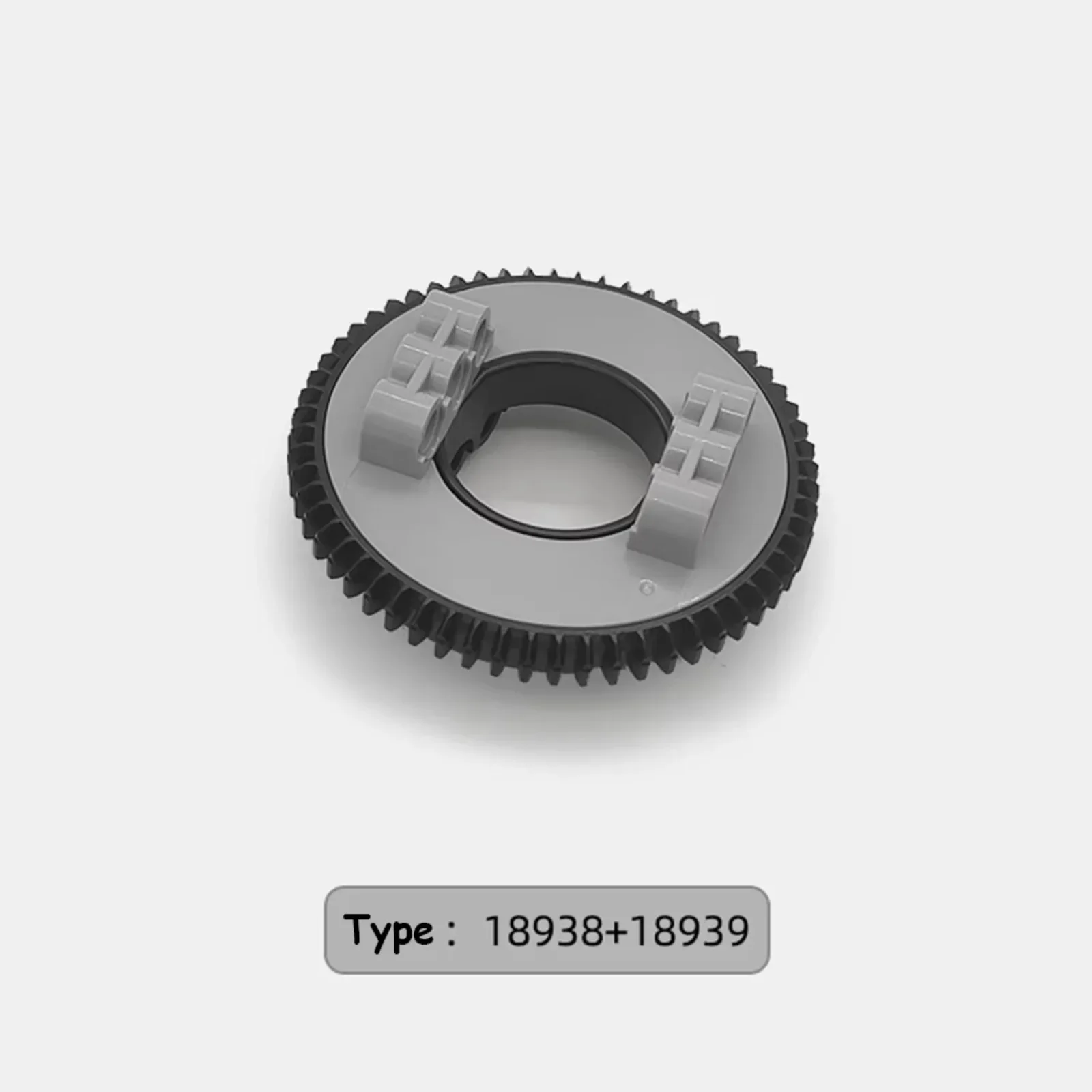 4 Set MOC Mini Giradischi 28/56/60 Denti Mini Fondo Superiore per Blocchi di Costruzione Parti Tecniche 99009+99010 50163+48452 18938+18939