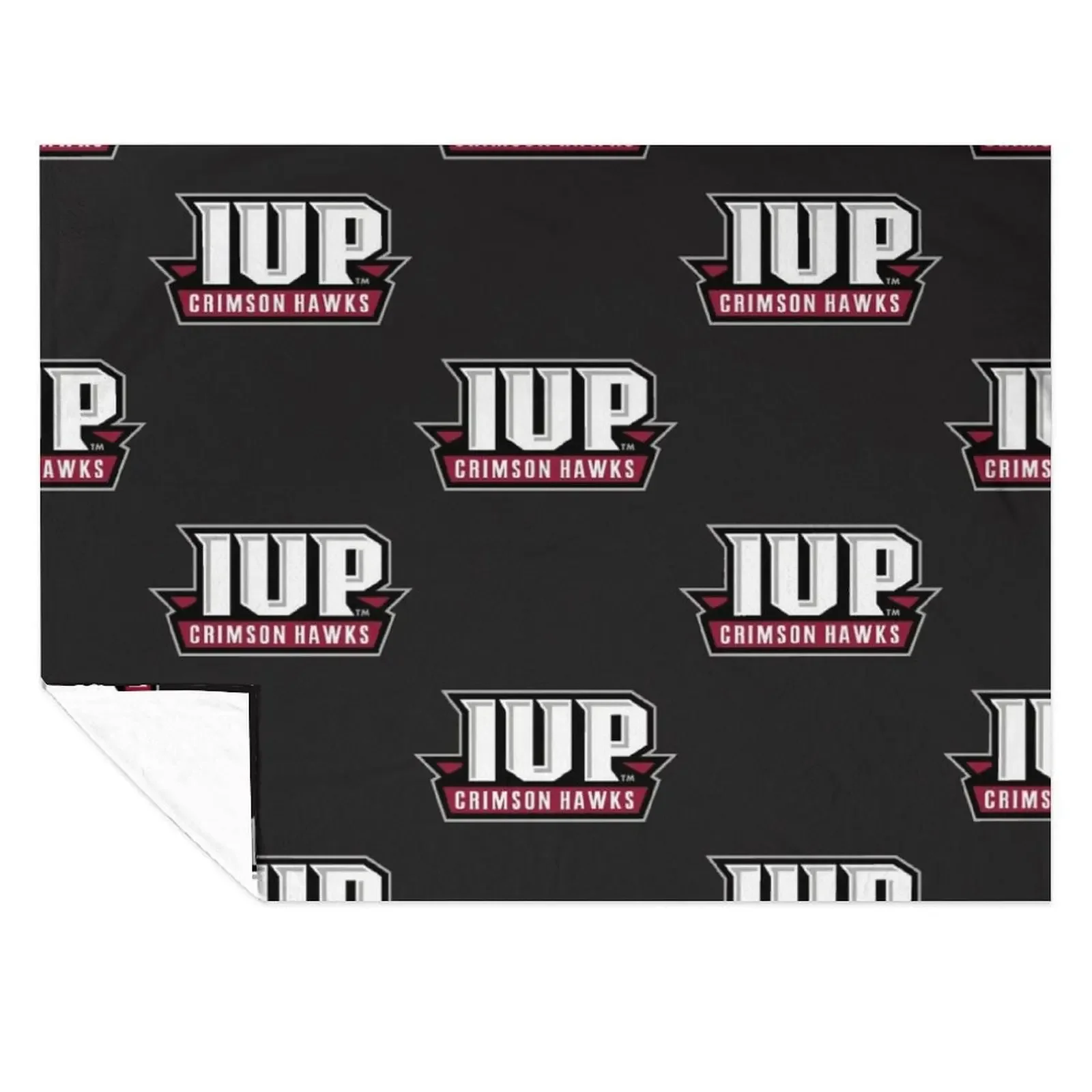

IUP Crimson Hawks Club Classic T-Shirt Throw Blanket Soft Big Soft Plush Plaid Comforter Multi-Purpose Blankets