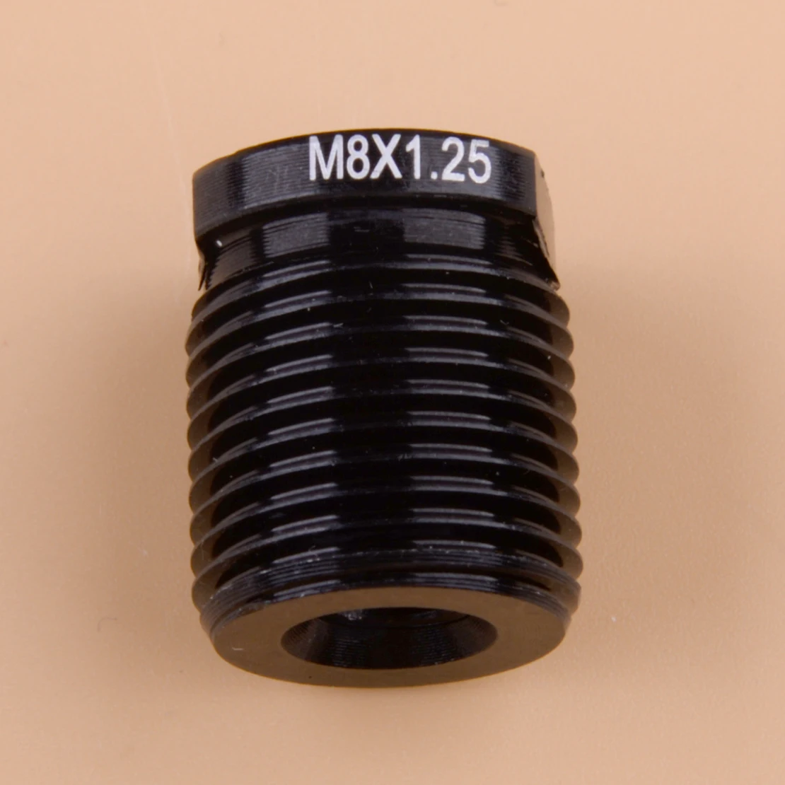 

Car Black Aluminum Alloy Gear Shift Knob Thread Adapter Nut Insert Connector M8x1.25