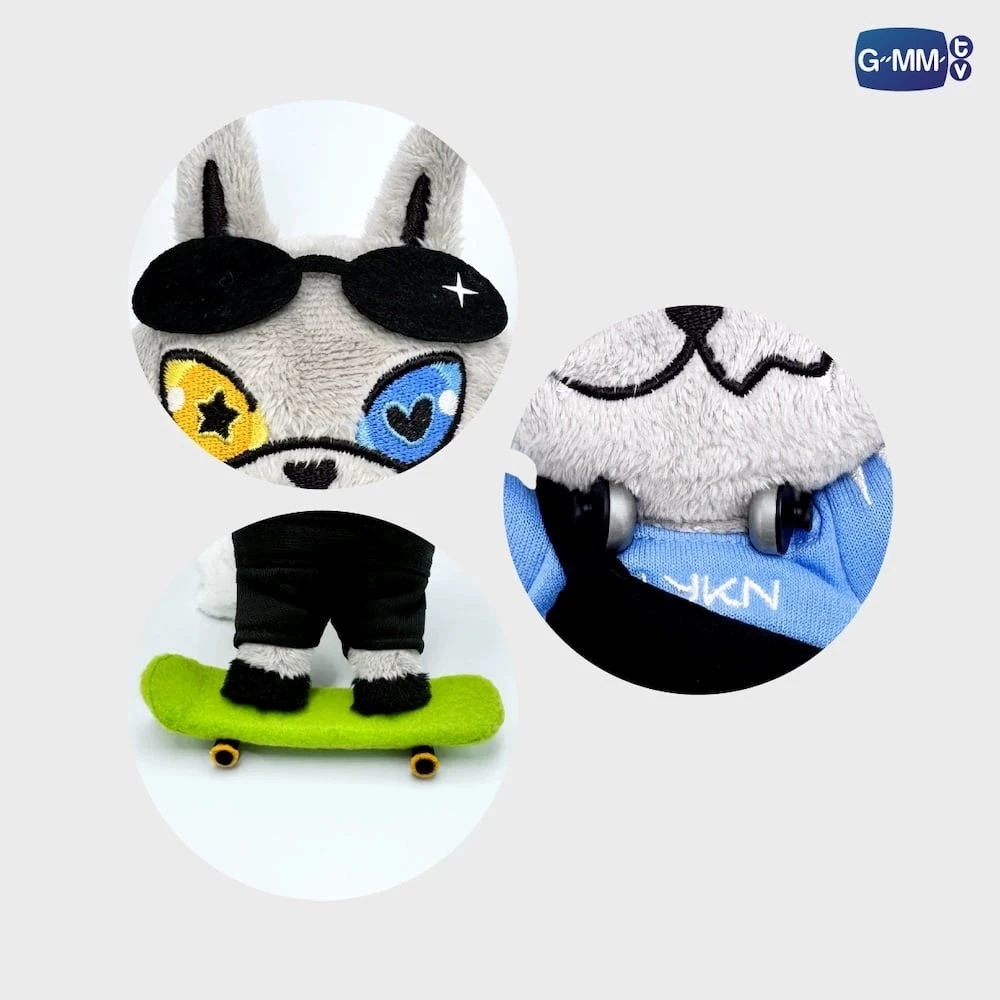 Pre-sale Official Thai Boyband LYKN Hong Tui William Lego & Nut Keychain 16.5cm