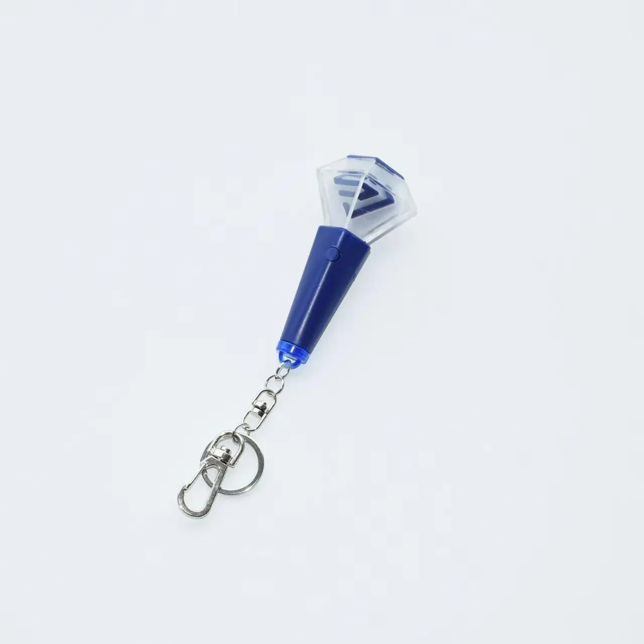 Kpop Super Junior Ver2.0 Lightstick llavero Mini Glow Stick mano luz diamante Decora Donghae Leeteuk Fans concierto soporte regalo