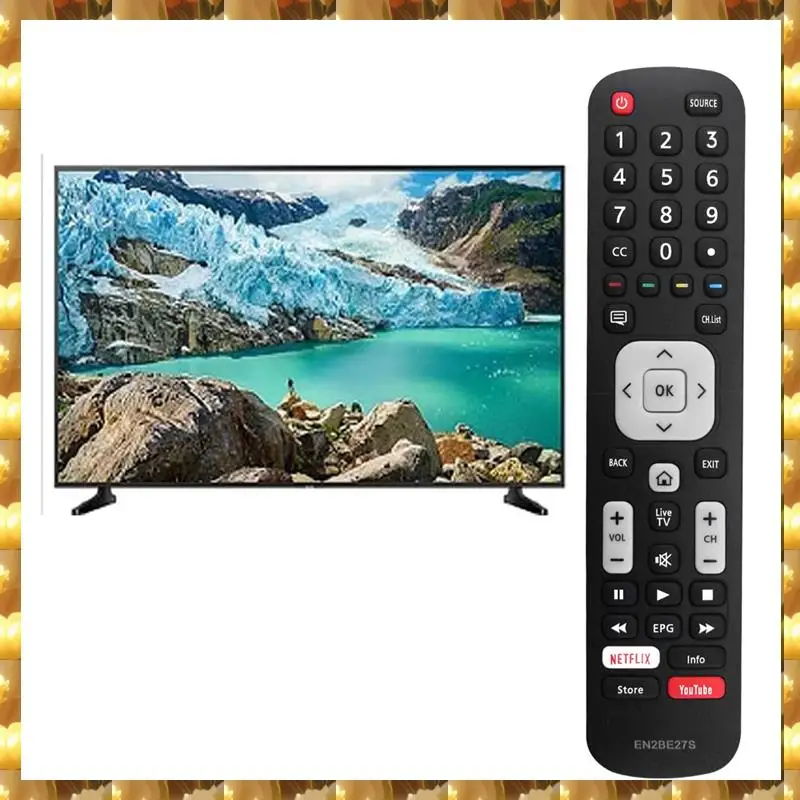 Electronexus-Replace EN2BE27S Remote Control For SHARP LCD Series S Smart TV With NETFLIX Youtube Keys Accessories，Replace EN2BE