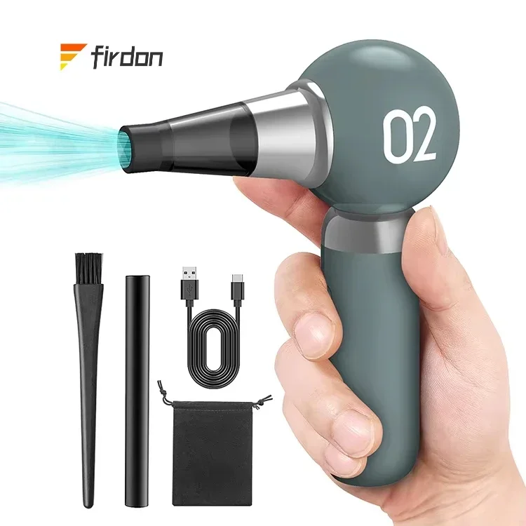 2024 new design Portable Cordless Rechargeable high speed 110000RPM  Electric Violent turbo fan Air Duster Air Blower