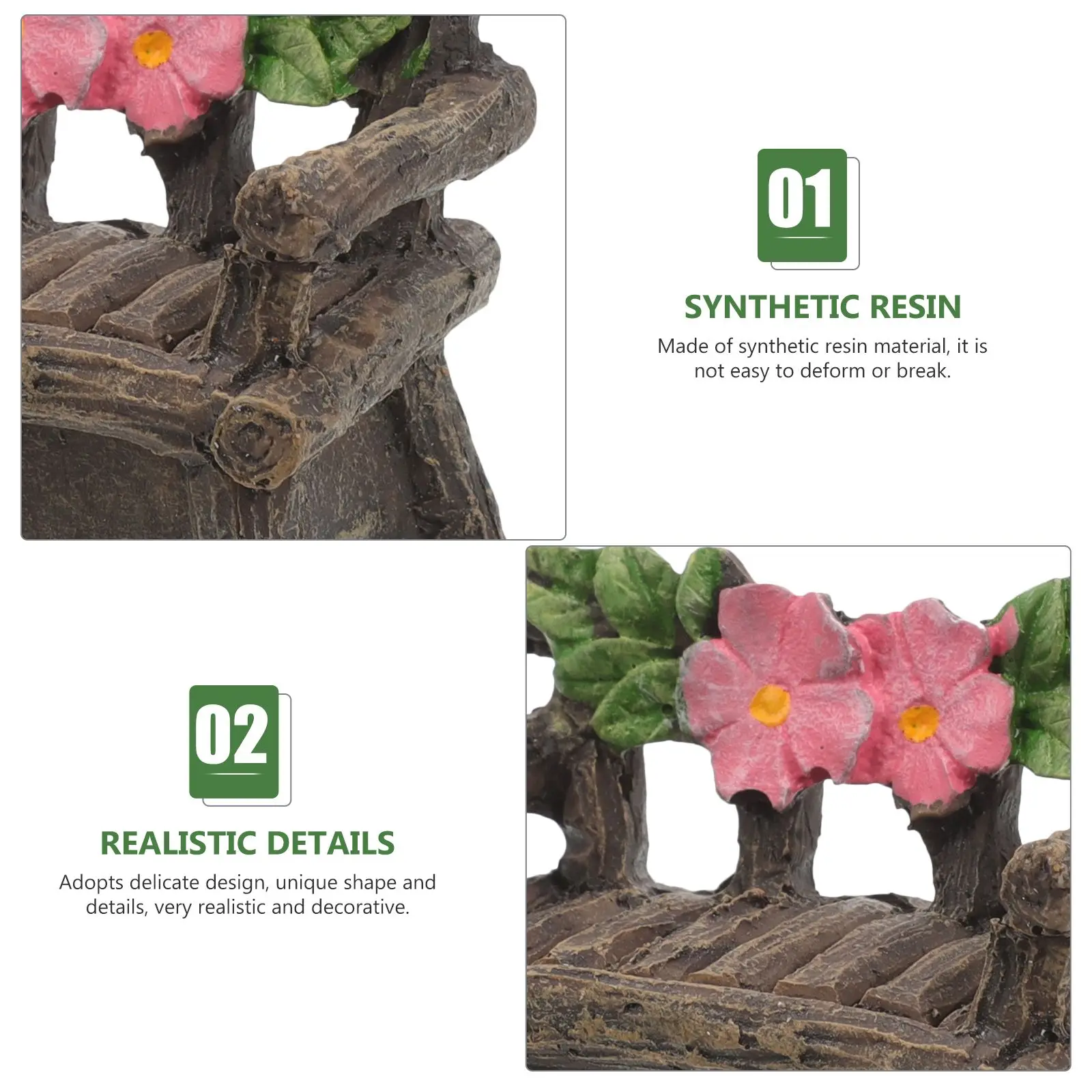 Mini piccola sedia Accessori da giardino in miniatura Realistico decorativo in resina artigianale Piccoli mobili Fata Sedie da tavolo Mini sedie per
