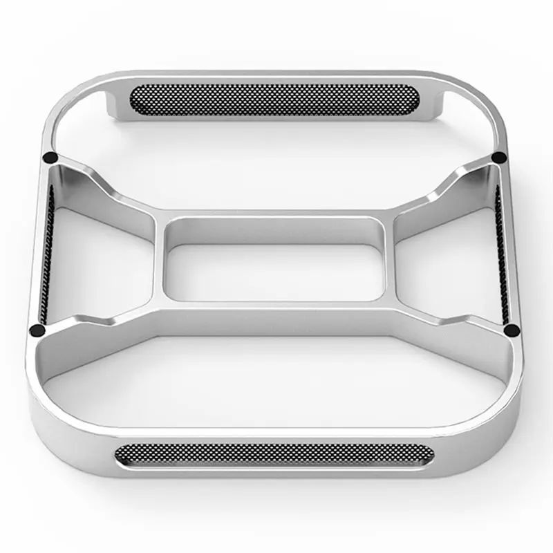 A46M-For Mac Mini / Pro Desktop Tablet Cooling Stand Bracket Rising Frame Heat Dissipation Cooling Holder Dock