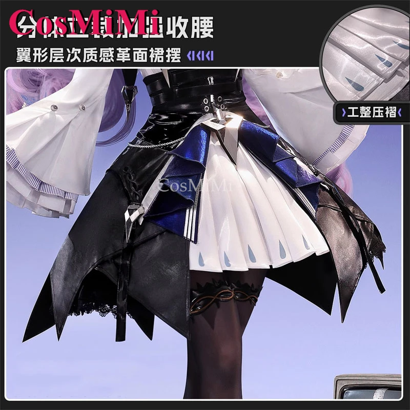 CosMiMi ゲーム Zenless ゾーンゼロビビアンバンシーコスプレ衣装ゴージャスでエレガントな戦闘ドレスカーニバルパーティーロールプレイ服