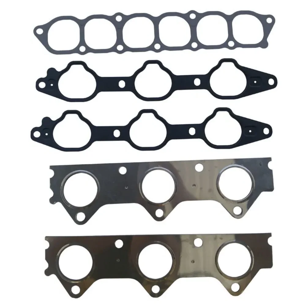 محرك مجموعة حشية كاملة مجموعة إصلاح عدة لميتسوبيشي باجيرو 3.5L DOHC SOHC V6 24V 3.5 L 6G74 V65W V75W MD 977868 م دي 979516 1998-2008 #2