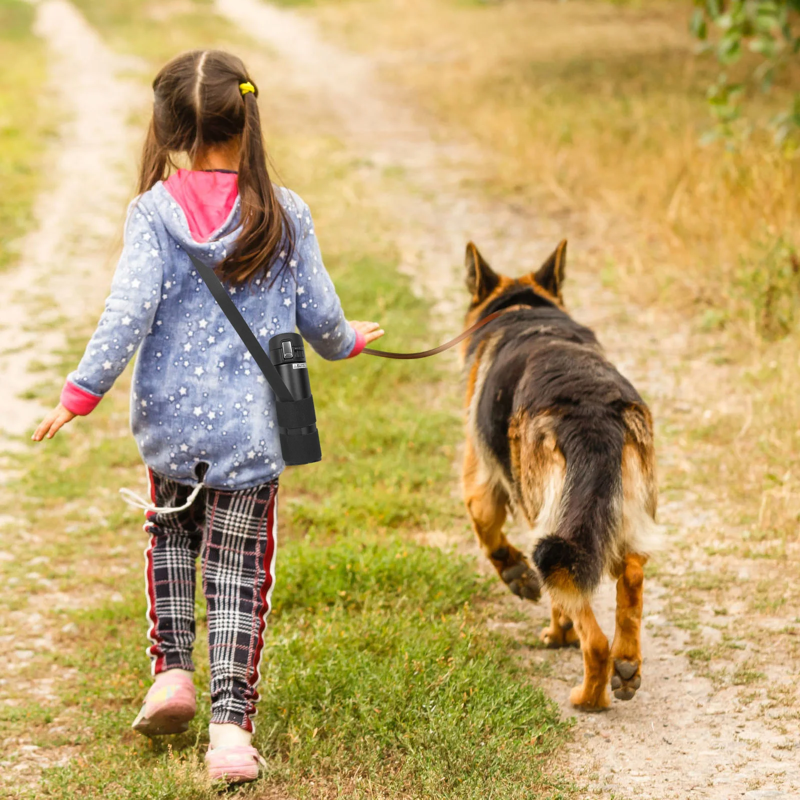 

1pc Insulated Cup Sleeve Water Bottle Carrier Portable Holder For Hiking Camping Travel Gym Outdoor Sports Sling Strap