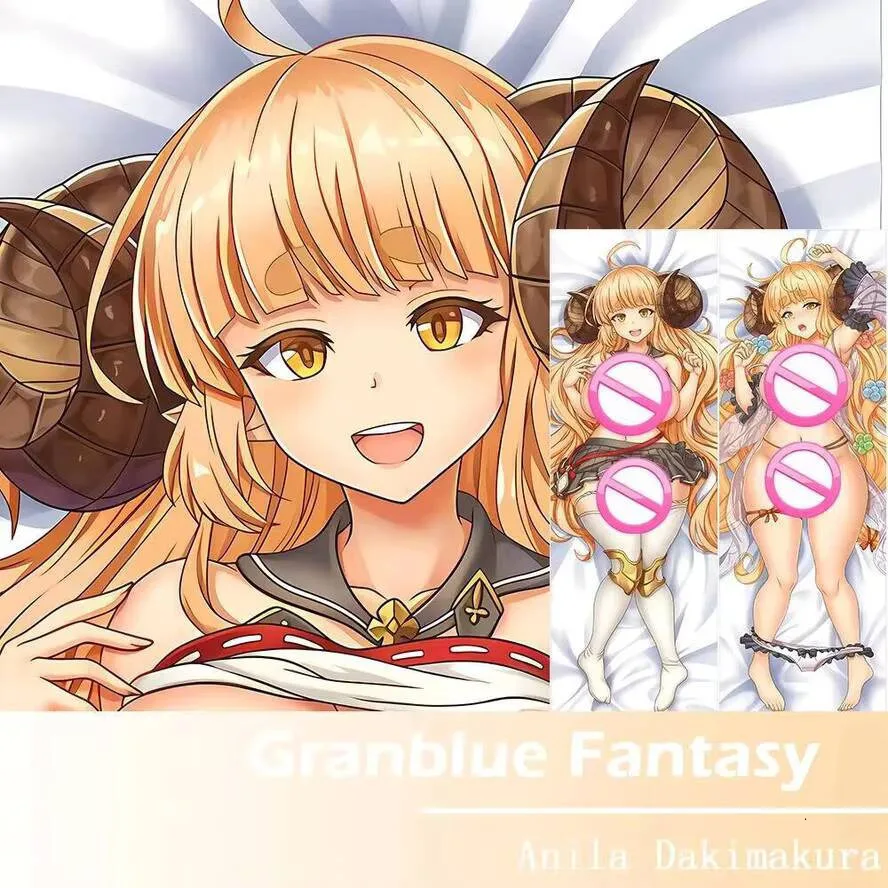 

Чехол-наволочка для тела в стиле фэнтези Dakimakura Granblue Anila, аниме, двухсторонний принт, натуральный размер