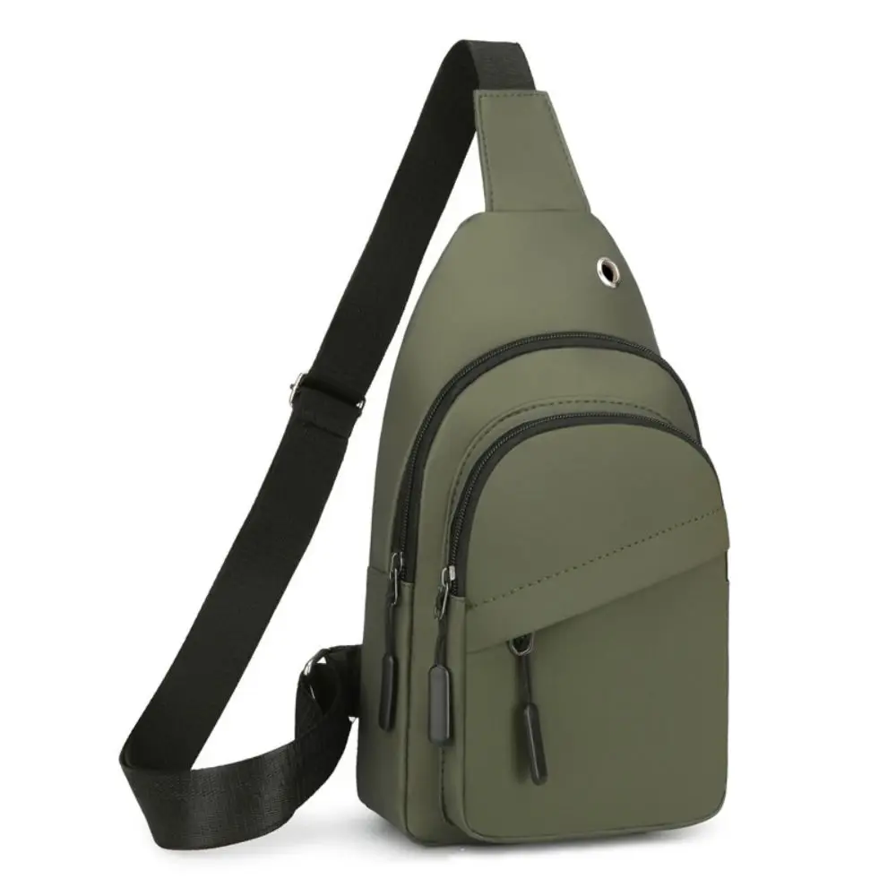 Bolso de hombro portátil de nailon para hombre, Mochila pequeña multicapa de gran capacidad, bandolera de viaje antirrobo para exteriores